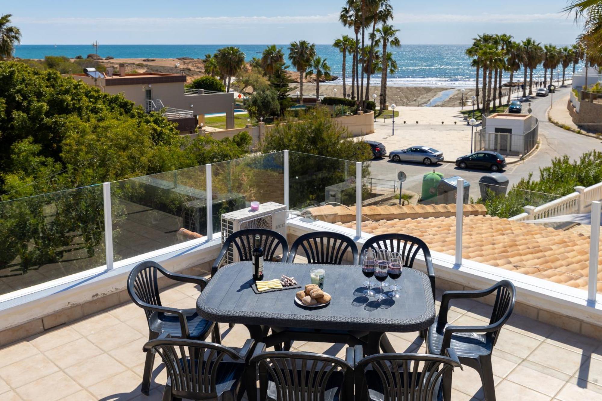 Fidalsa Grand Mediterranean Beachfront Villa Playa Flamenca Exterior photo